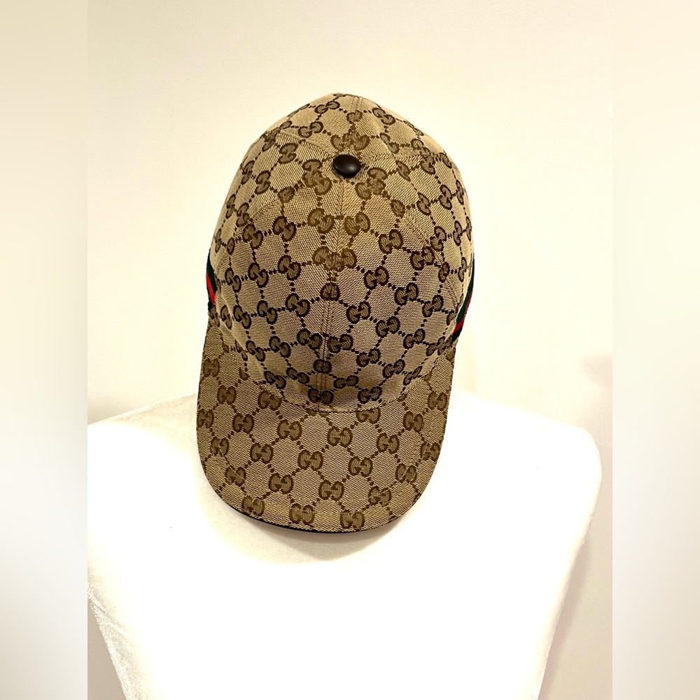 Gucci Original GG canvas baseball hat with Web - Picture 2 of 7